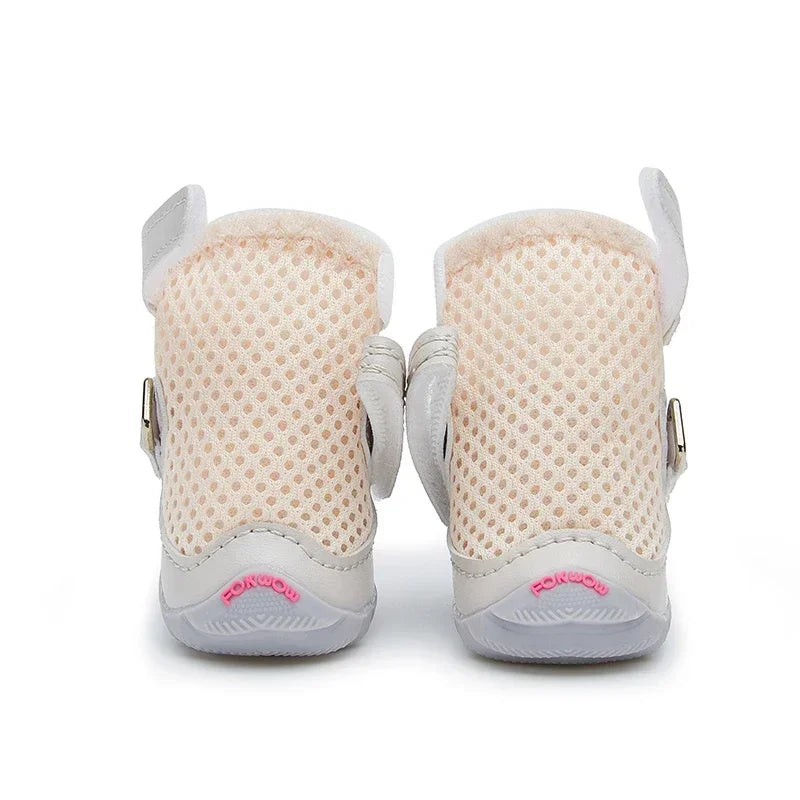 Spring/summer Dog Shoes Breathable Soft Pet Boots Yorkshire Terrier Pomeranian Puppy Shoes Dogs Accessories Zapatos Para Perro