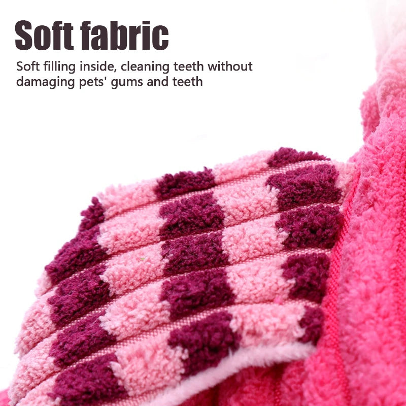 1PC Animal Shape Squeaky Toys Plush Dog Toy Cute Bite Resistant Corduroy Dog Toys for Small Large Dogs Puppy Pet Dog Accessories