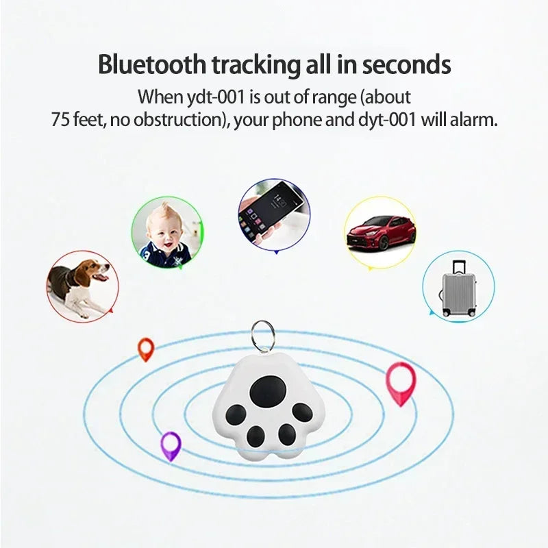 Pet Dog Cat Children's Intelligent Anti Loss Device Bluetooth 5.0 Mobile Phone Two-way Alarm Car Wallet Keychain Accessories