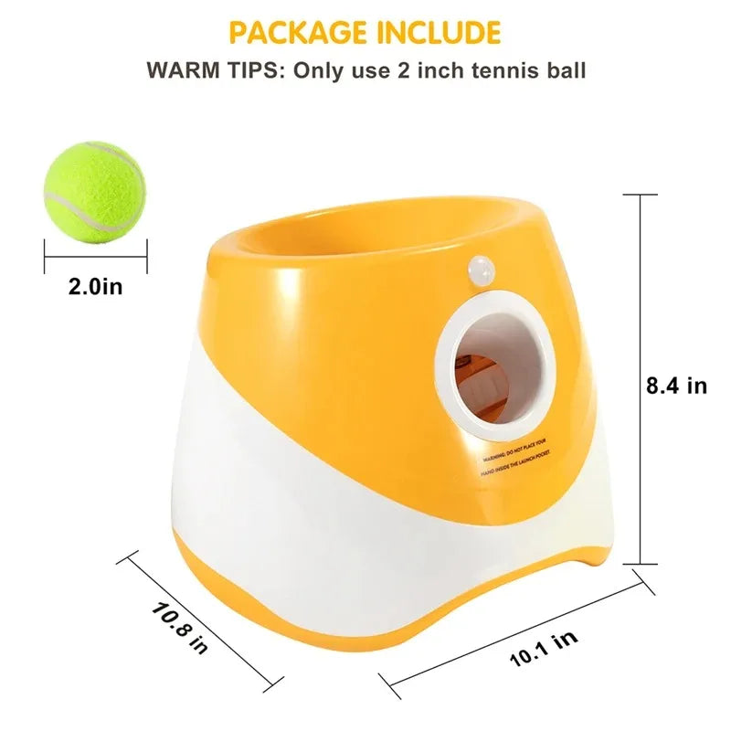 Automatic Dog Tennis Ball Launcher Dogs Chase Toys Automatic Fun