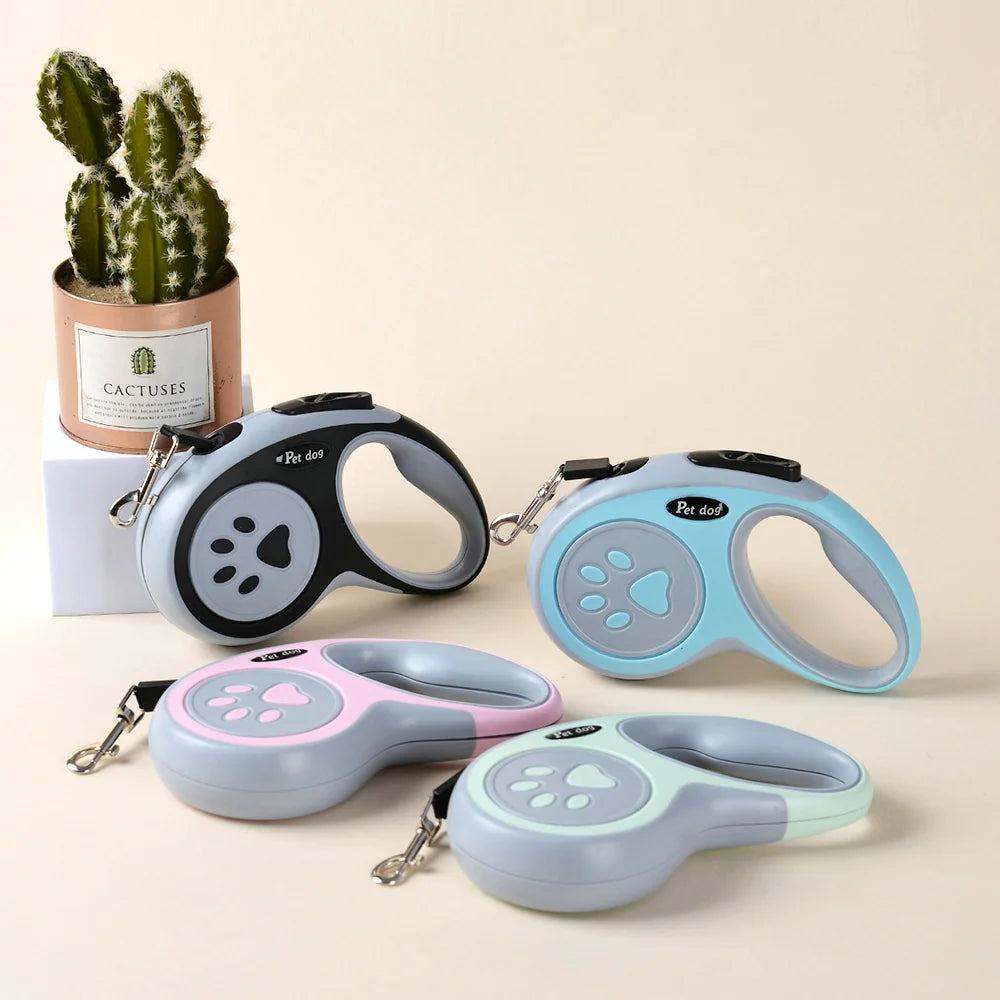 3/5M Dog Leash For Small Medium Large Dogs Cat Puppy Lead Extending Automatic Retractable Outdoor Walking Pet Labrador Supplies