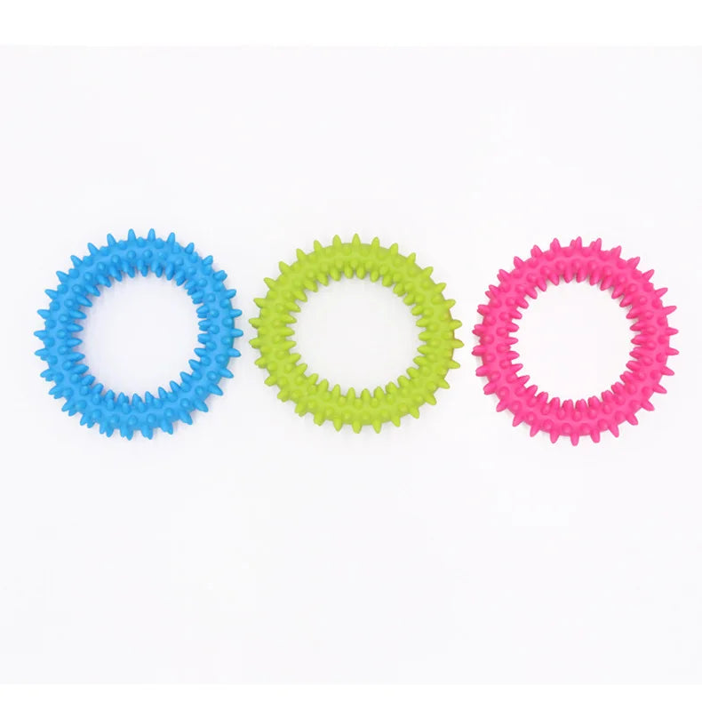 Juguete dental con sonido para perros pequeños diversión segura y encías fuertes