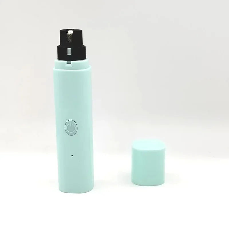 New Electric Dog Nail Clippers Rechargeable USB Charging LED Light Quiet Cat Nail Grinders Pet Paws Nail Grooming Supplies