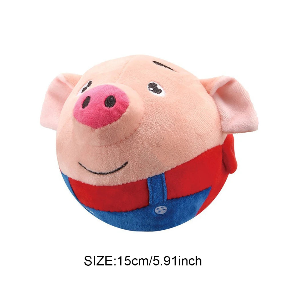 Electronic Pet Dog Toys Music Vibration Bouncing Ball Bite Puppy Ball