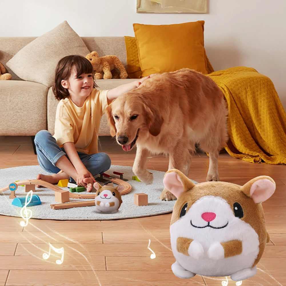 Electronic Pet Dog Toys Music Vibration Bouncing Ball Bite Puppy Ball
