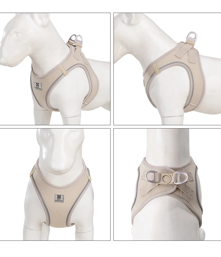 Dog Harness Leash Set for small medium dog Adjustable Reflective Puppy Cat Harness pet Vest Chihuahua Yorkies Outdoor Walking