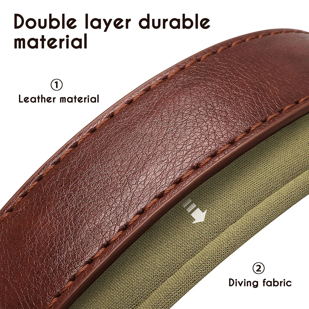 Collar personalizado de cuero PU con nombre grabado y acolchado suave. Para todas las razas