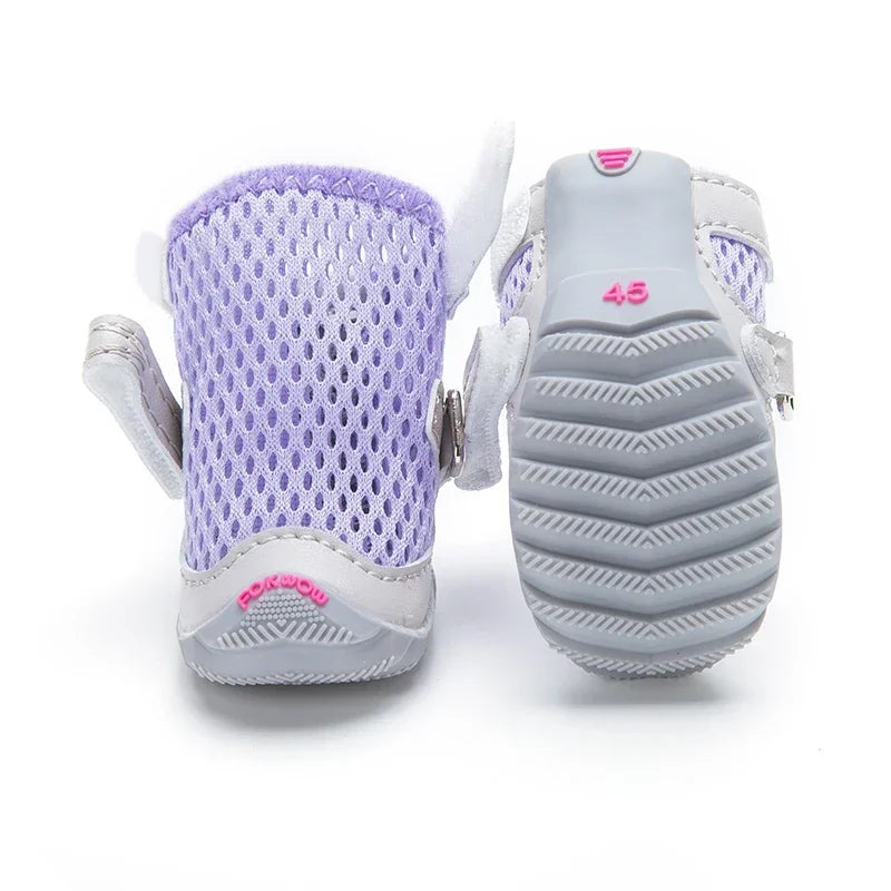 Spring/summer Dog Shoes Breathable Soft Pet Boots Yorkshire Terrier Pomeranian Puppy Shoes Dogs Accessories Zapatos Para Perro