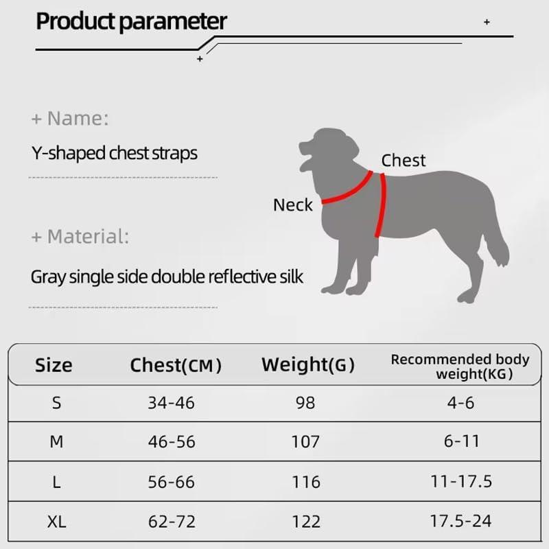 Arnés Ajustable para Perros y Gatos. Diseño Reflectivo