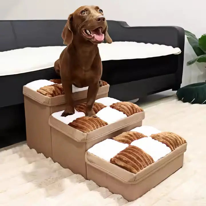 Escaleras Tipo Mueble – Para Perros y Diseño de Interiores con Estilo 🏠✨