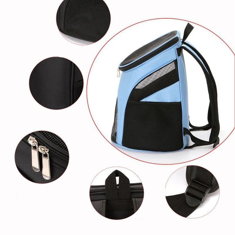 Mochila Portátil para Mascotas – Diseño Transpirable y Seguro para Viajes Diarios