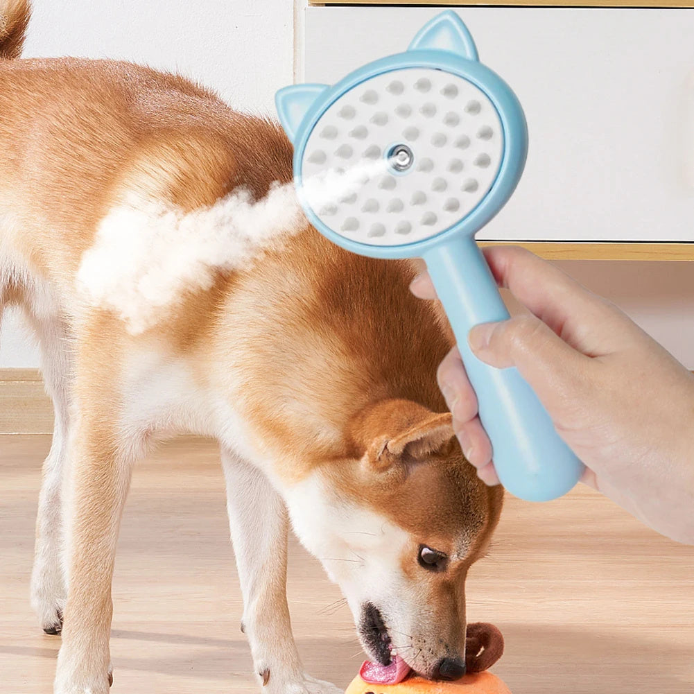 Cepillo Multifuncional para Mascotas – Limpia, Desenreda y Masajea